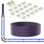 4pin 10mm RGB COB LED Strip Connector